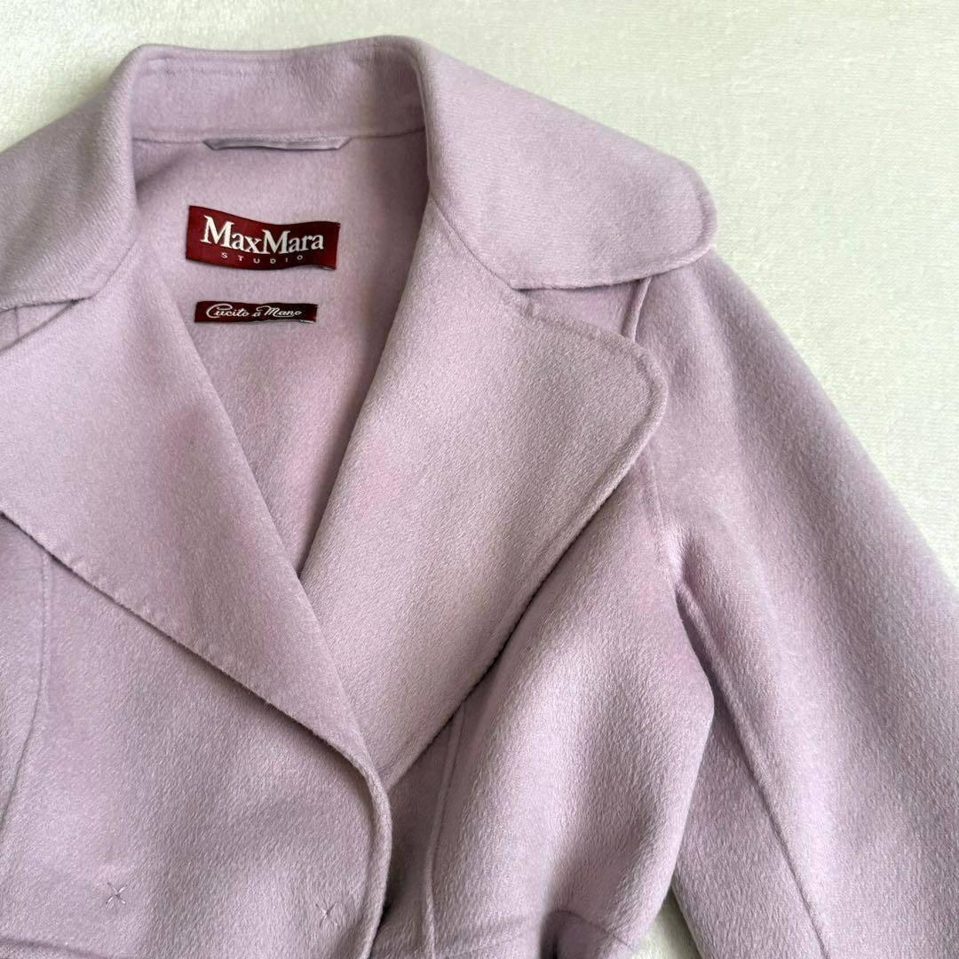 マックスマーラステュディオ クチートアマーノ ベルト付属 カシミア混