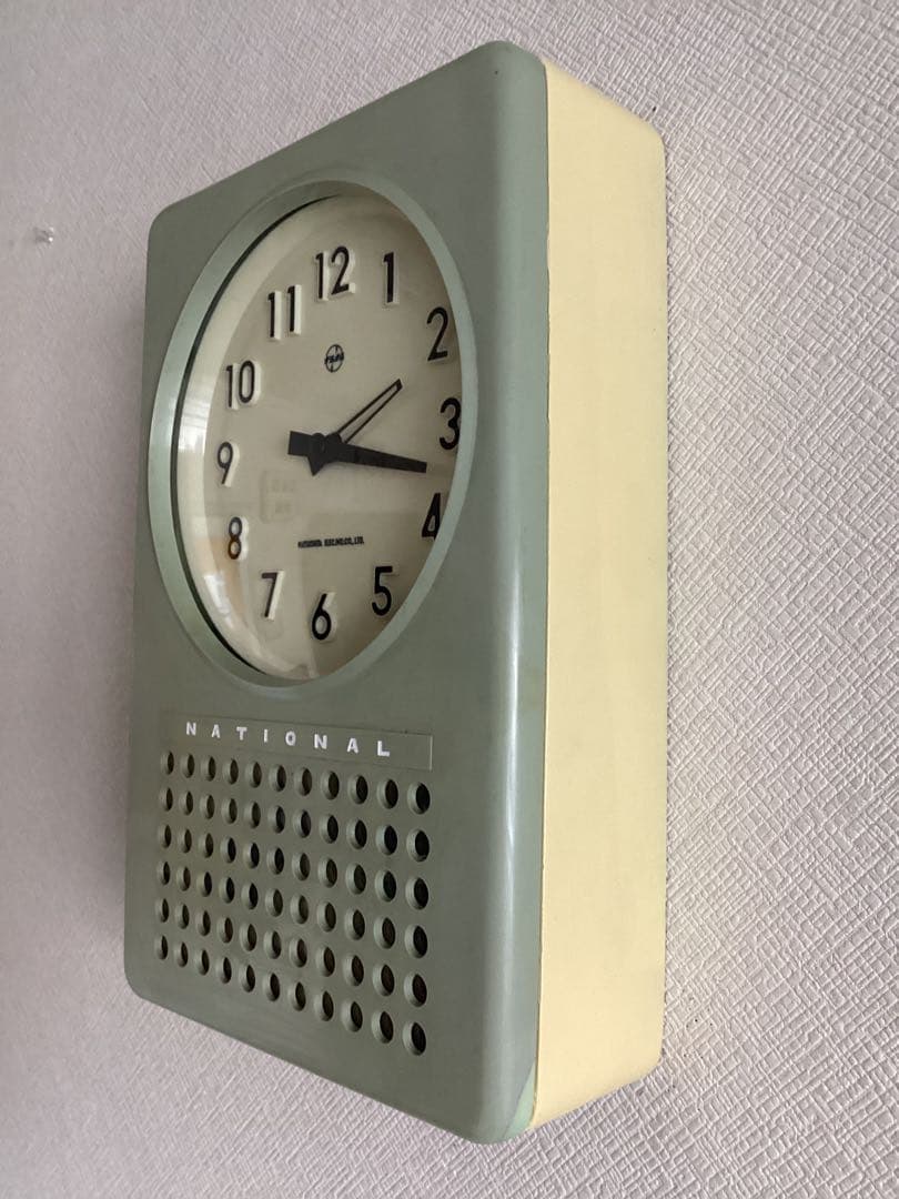 National(現Panasonic)電磁式振り子時計　昭和30年代