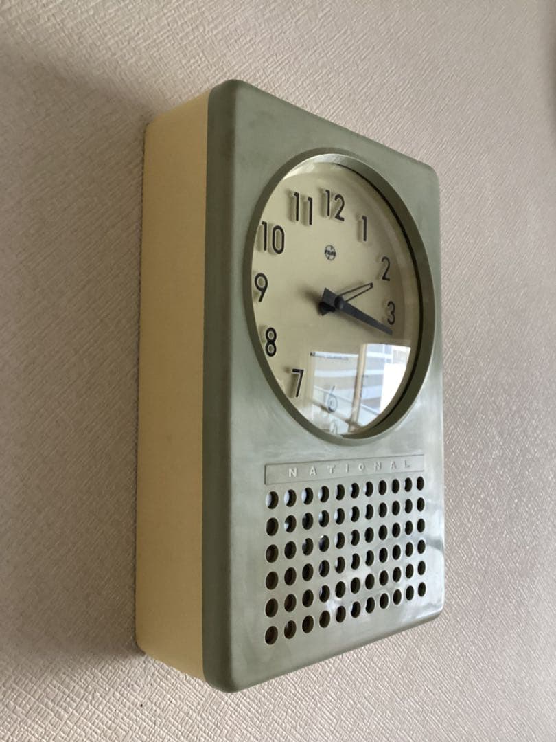 National(現Panasonic)電磁式振り子時計　昭和30年代