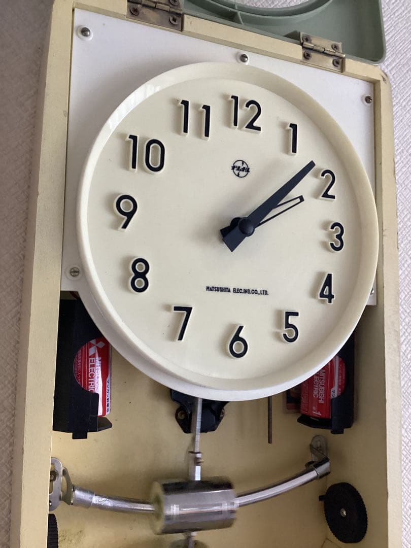 National(現Panasonic)電磁式振り子時計　昭和30年代