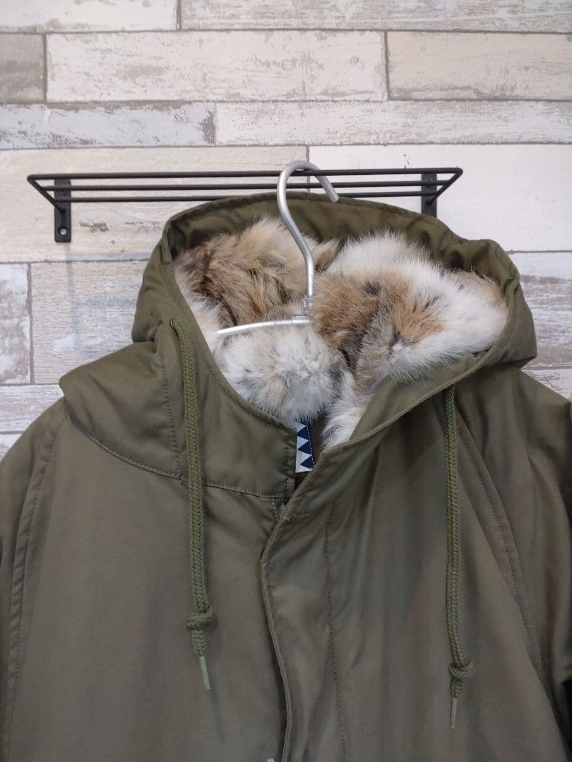 て*ん様 サノバチーズ　モッズコート　Mカーキ