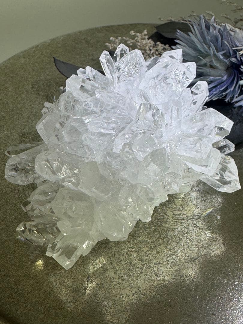 菊花水晶クラスター　ロゼッタ　ロゼット様