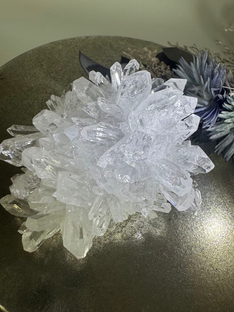 菊花水晶クラスター　ロゼッタ　ロゼット様