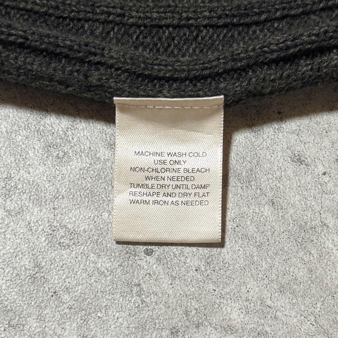 00s セントジョンズベイ ドライバーズニット コットンニット カーキ Lサイズ