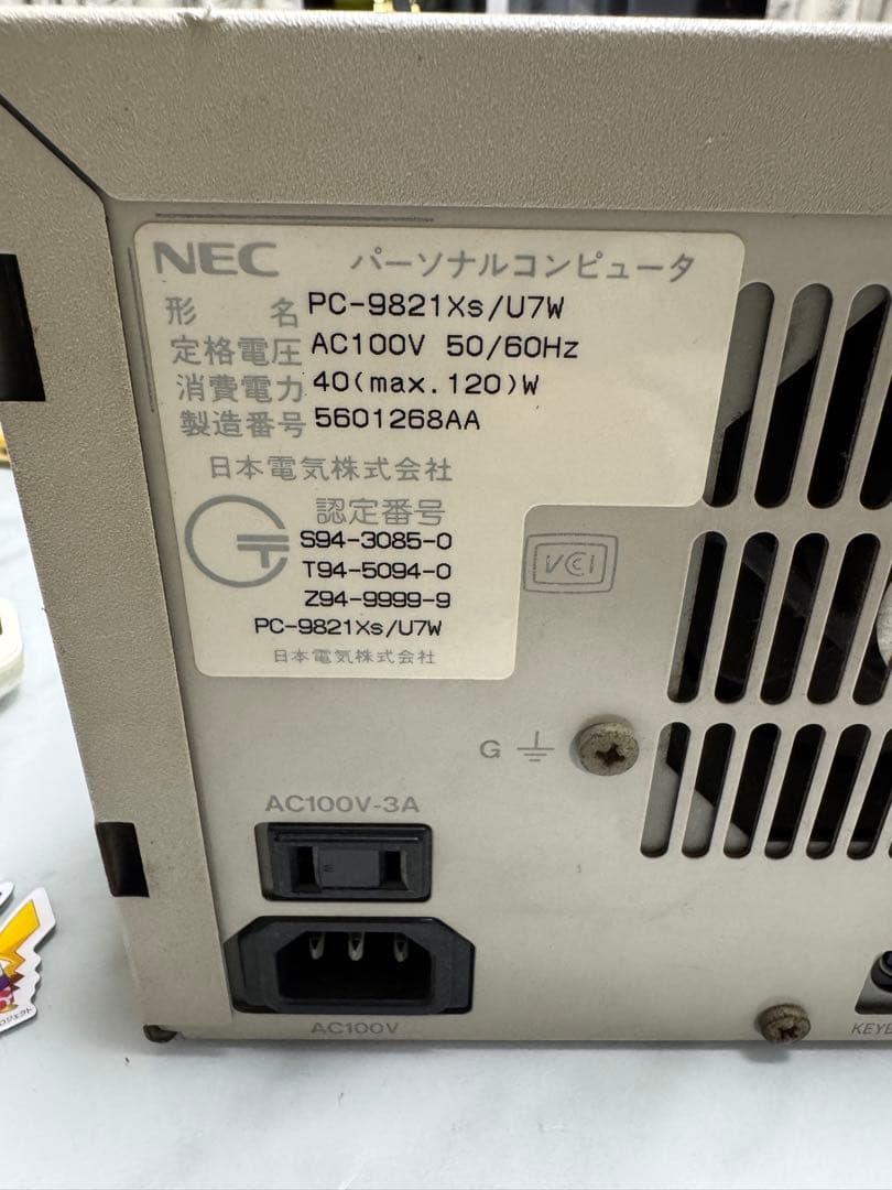 希有品NEC PC-9821 Xs デスクトップPC