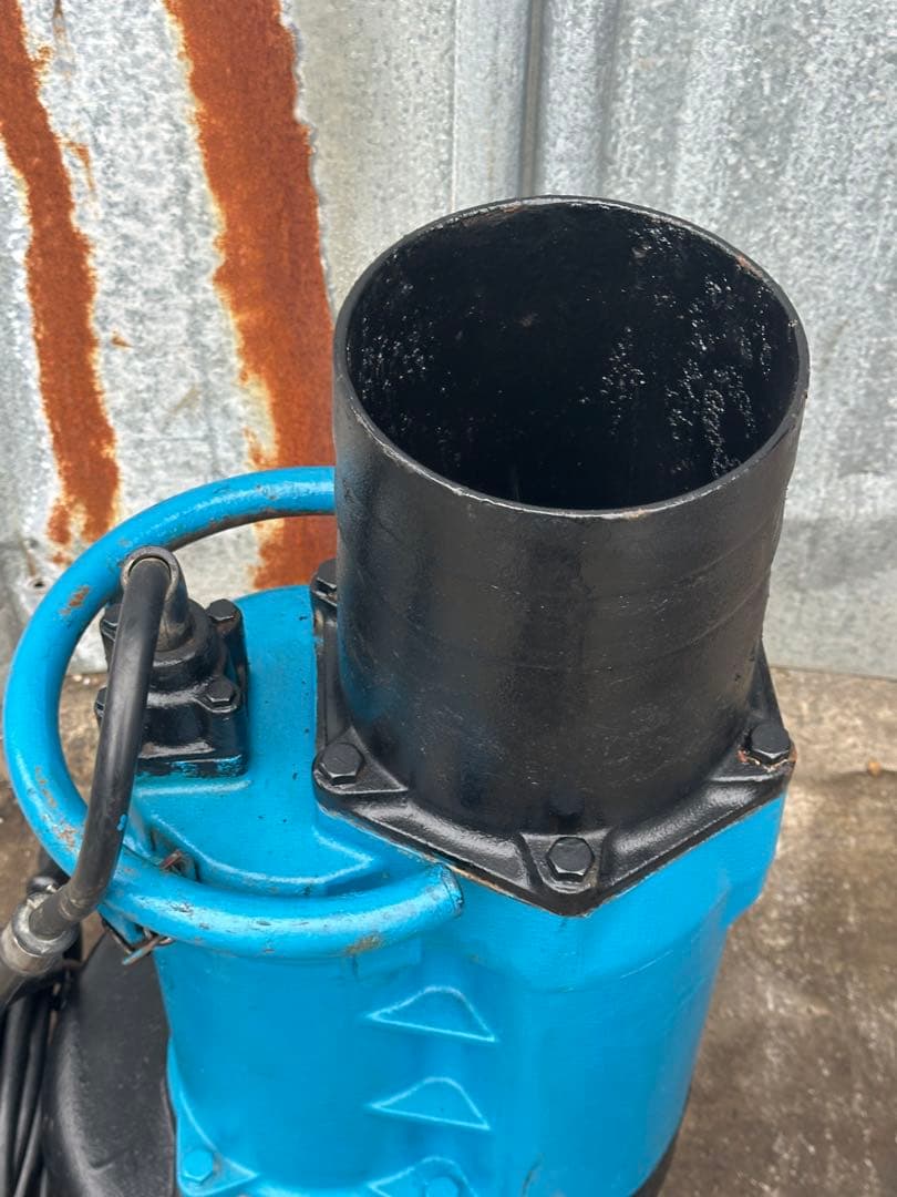 大4.ツルミ排水用水中ポンプKRS-85.5三相 200V 50Hz 5.5kW