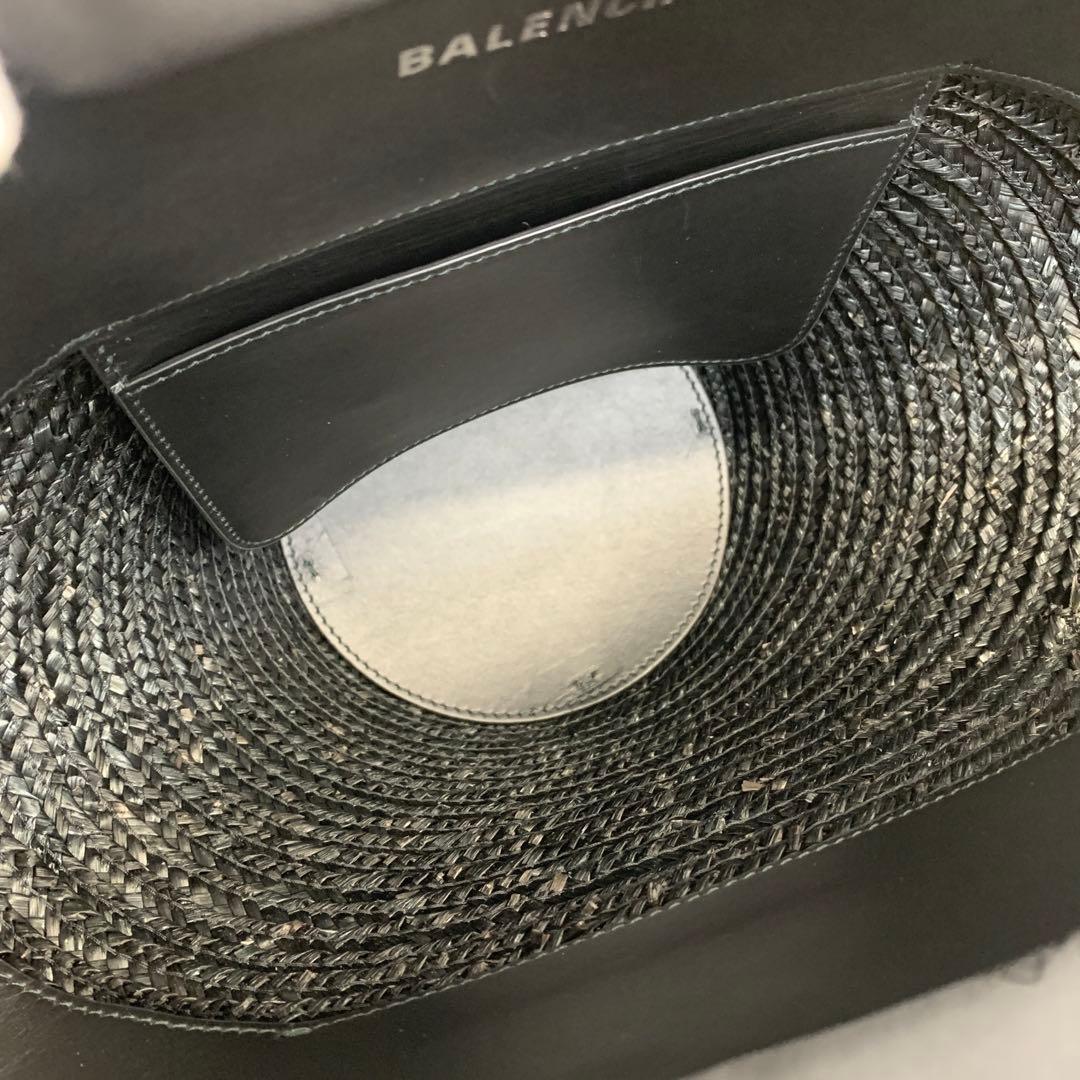 バレンシアガ ビーチバッグ ブラック 黒 かごバッグ 24082631