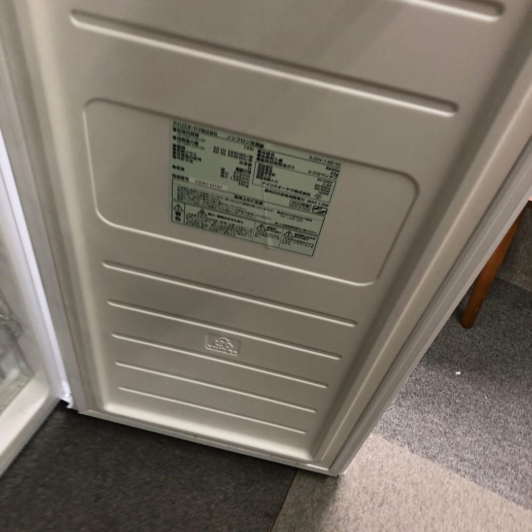 【やや使用感あり】アイリスオーヤマ　ノンフロン冷凍庫　IUSN-14B-W　H