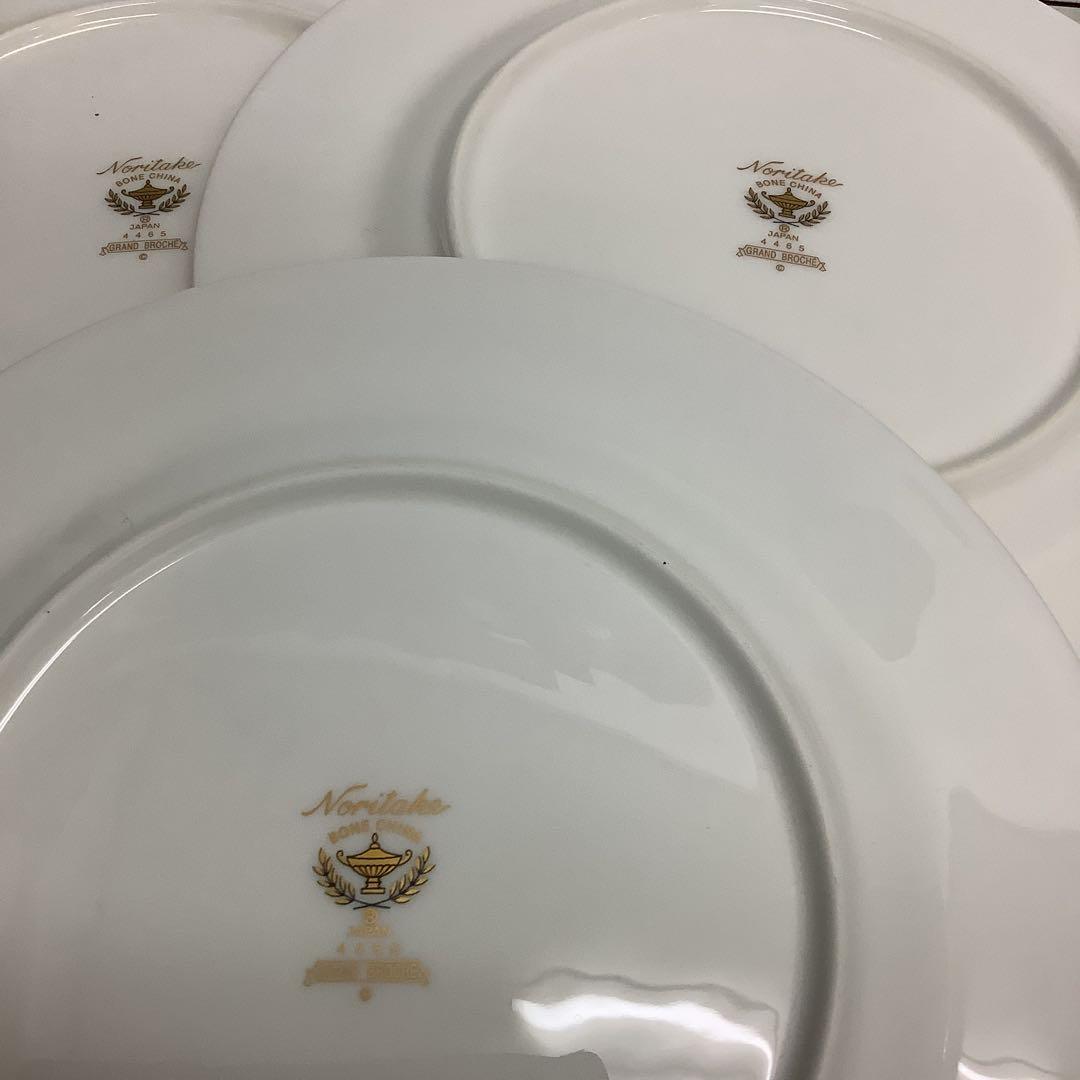新品 ノリタケ　Noritake グランブロシェ 4枚　21.5 プレート　お皿