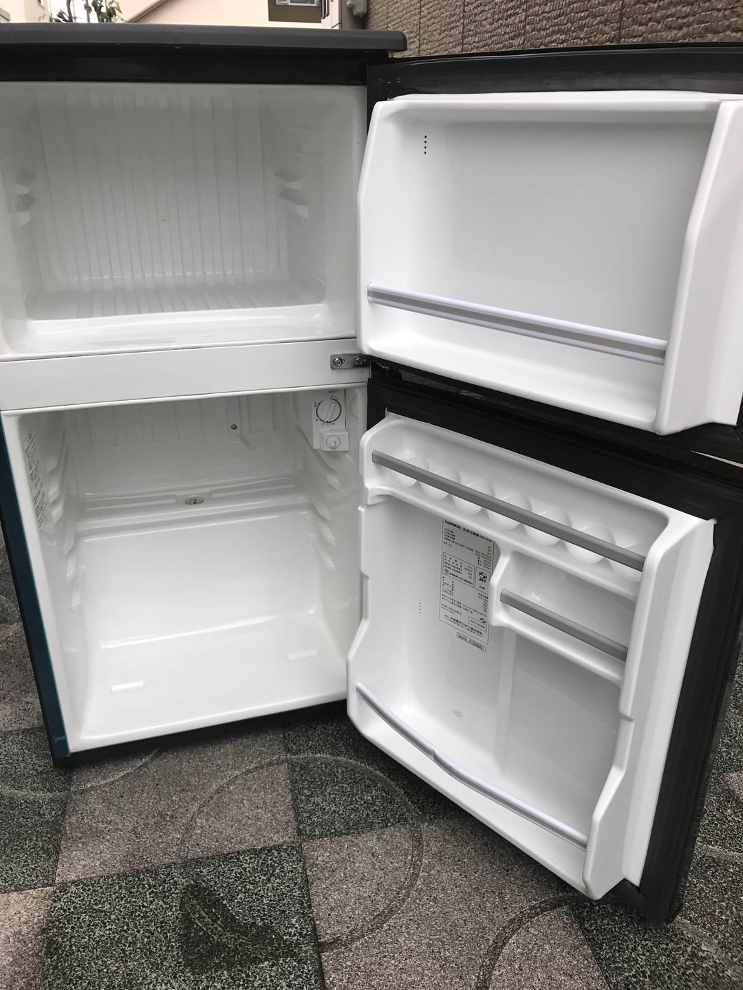 2ドア冷蔵庫