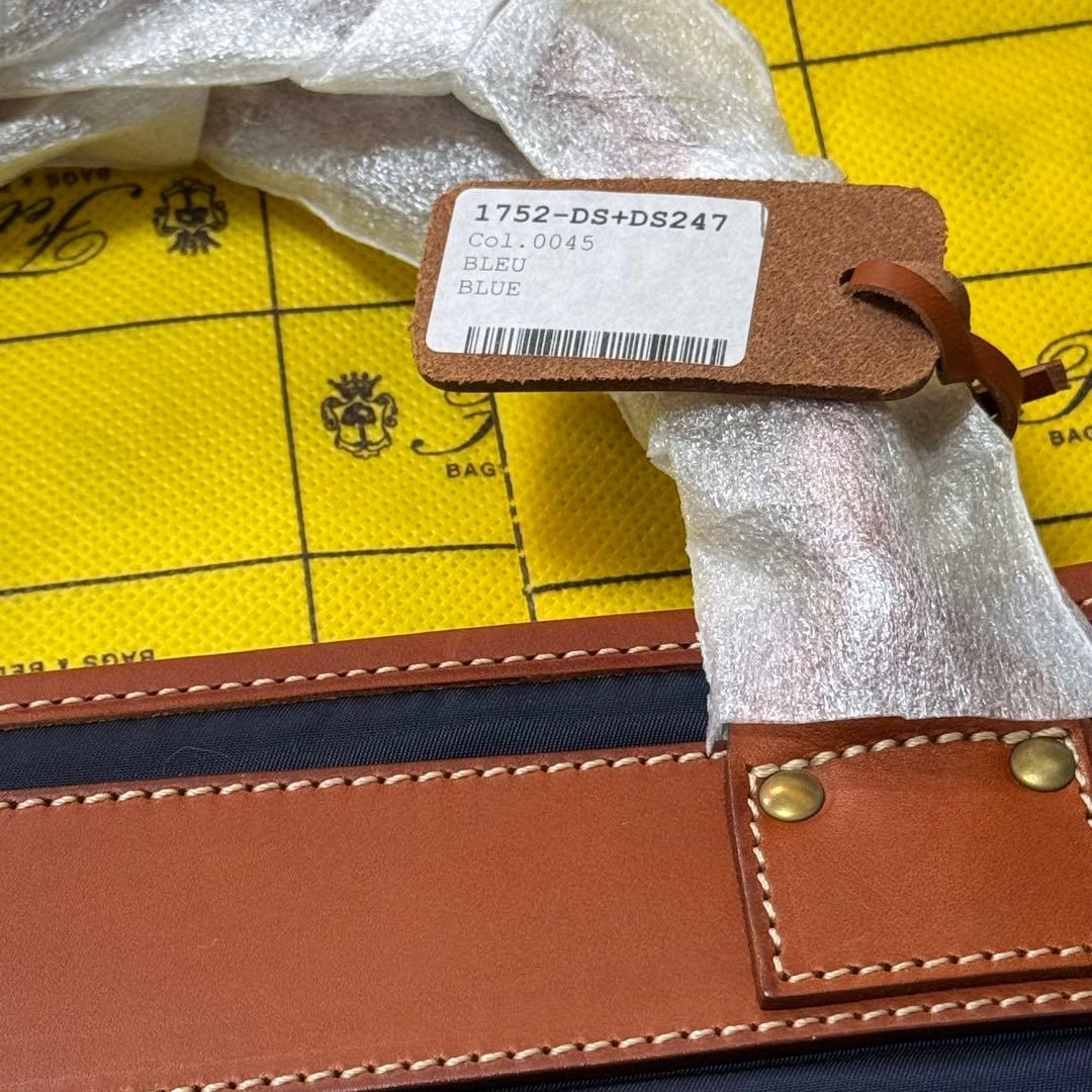 [新品未使用/ 定価¥60,500] Felisi 本革 ネイビービジネスバッグ