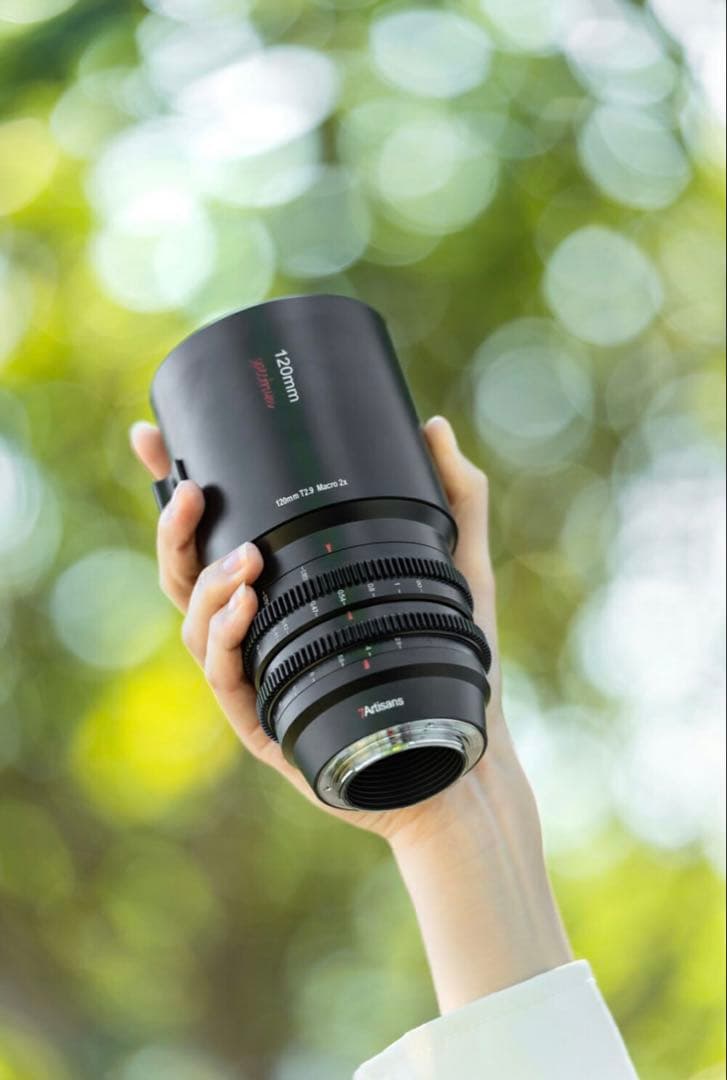 新品7Artisans 120mm T2.9 Macro 2xレンズ