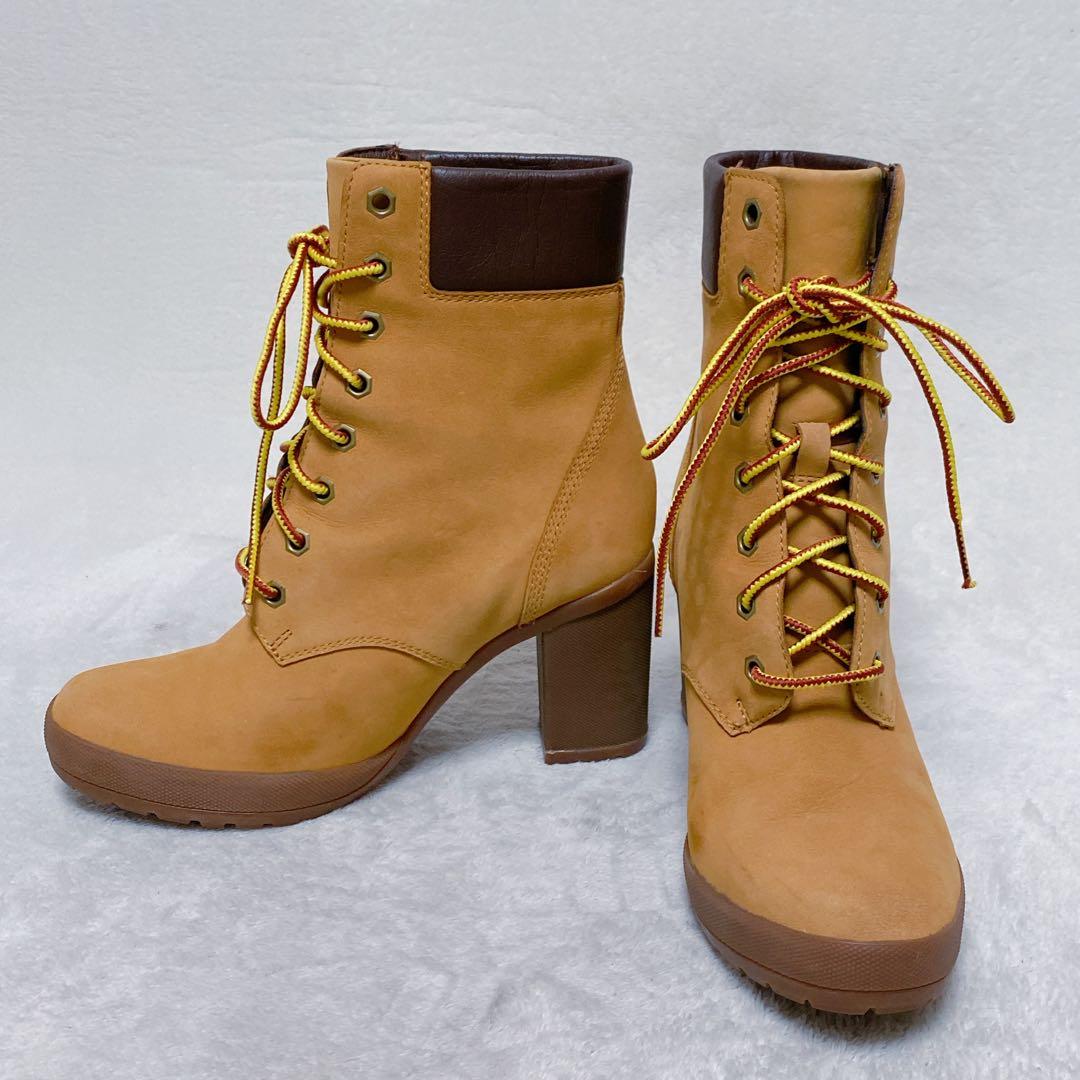 希少　ティンバーランド　アリントン　24cm　ハイヒール　ブーツ　グランシー