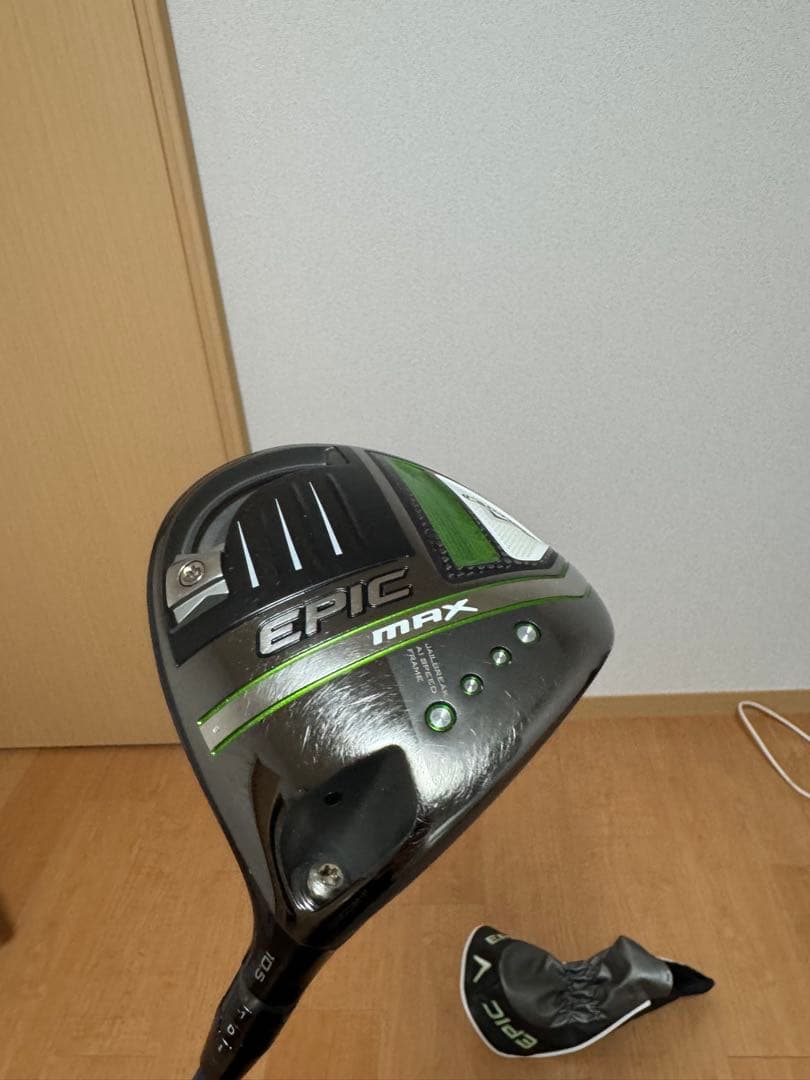 エピックマックス ドライバー　10.5° 純正ヘッドカバー付