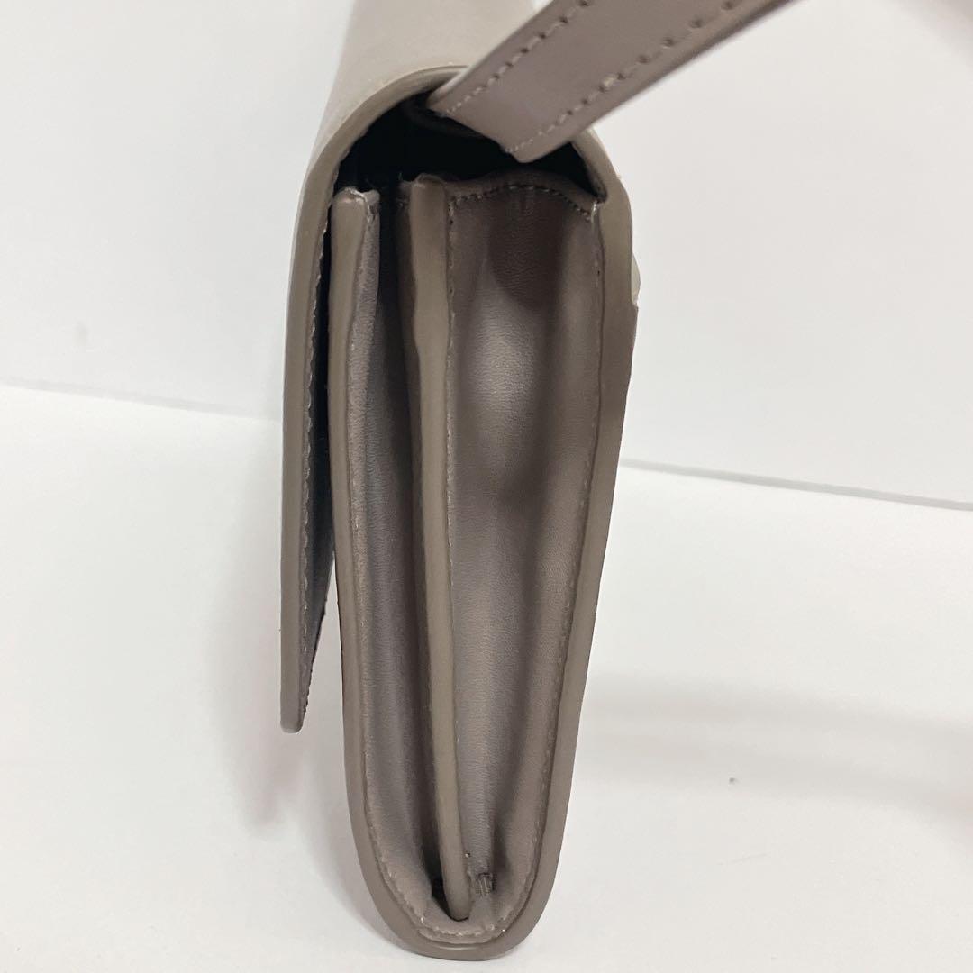 未使用級✨フルラ　Meti ショルダーバッグ　ウォレットショルダー　現行ロゴ　灰