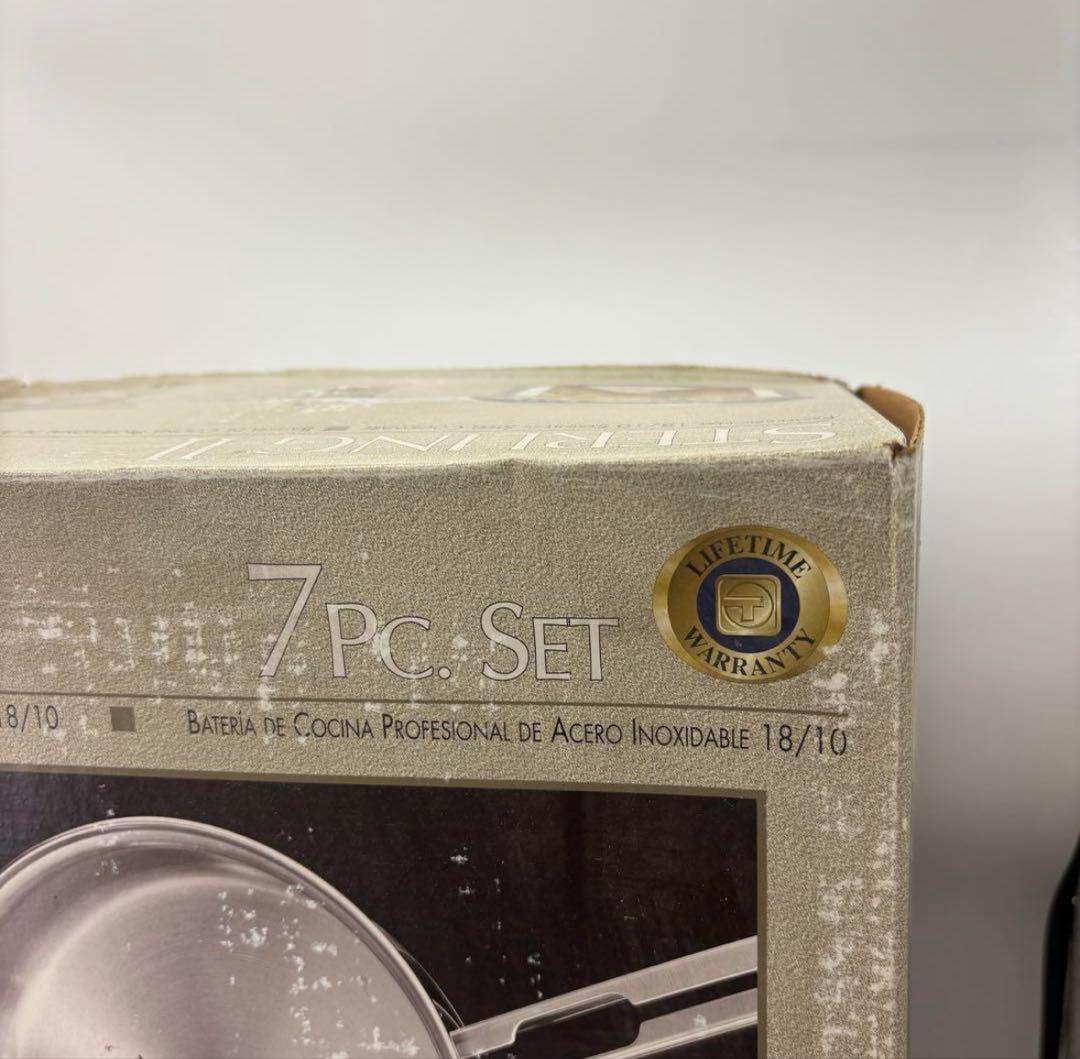 (未使用)Tramontina Sterling 片手鍋 4点セットステンレス