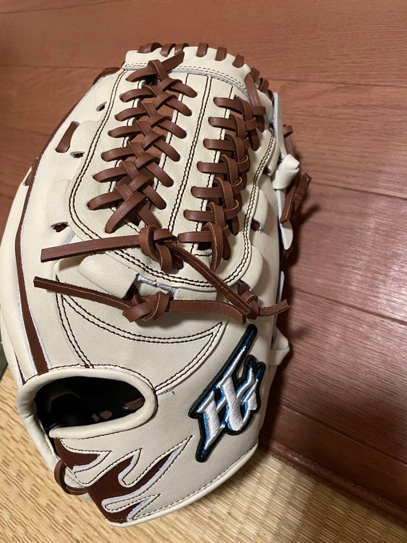 HI-GOLD 軟式グローブ ホワイト/ブラウン