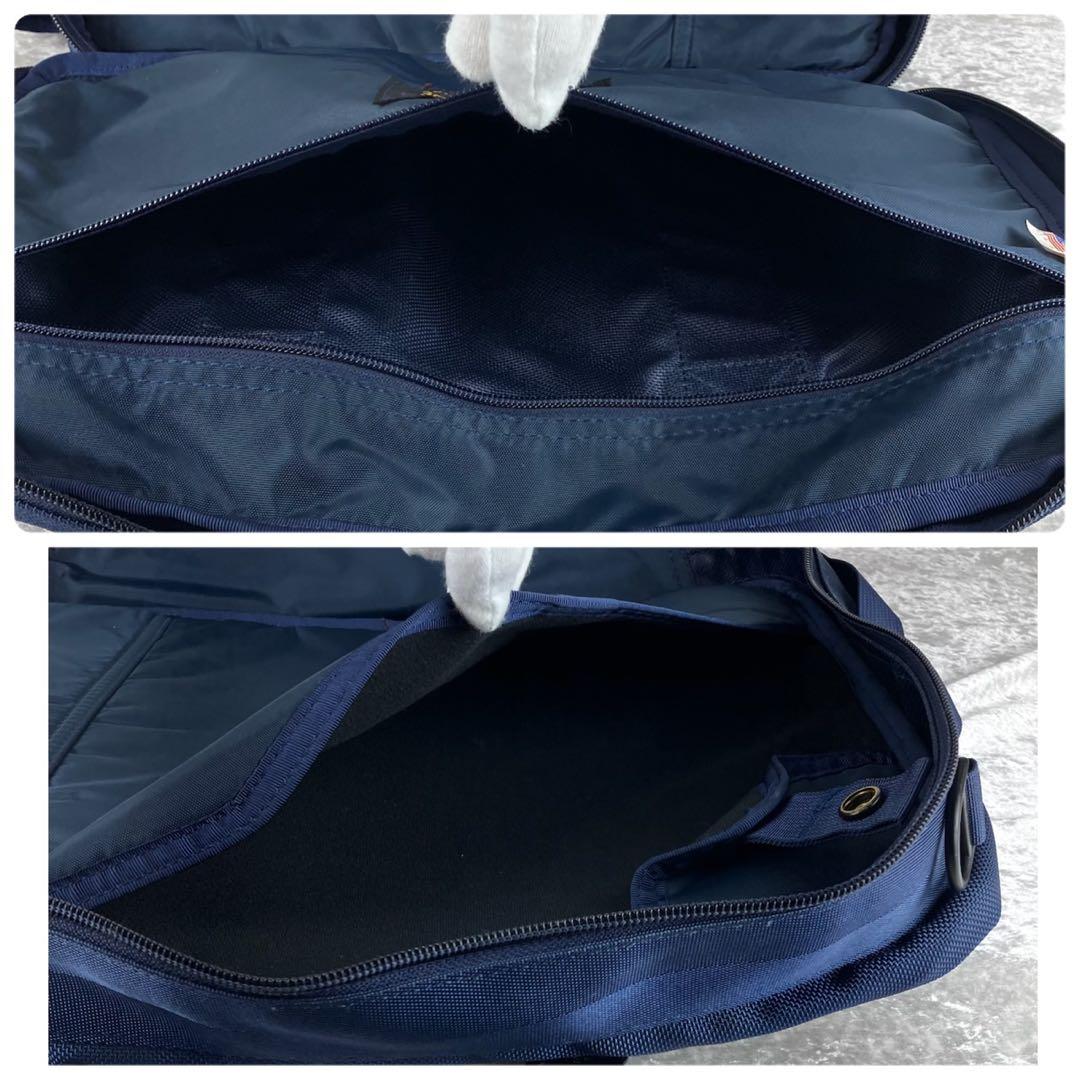 美品 ブリーフィング ビームス 別注 ネオトリニティライナー ネイビー ビジネス