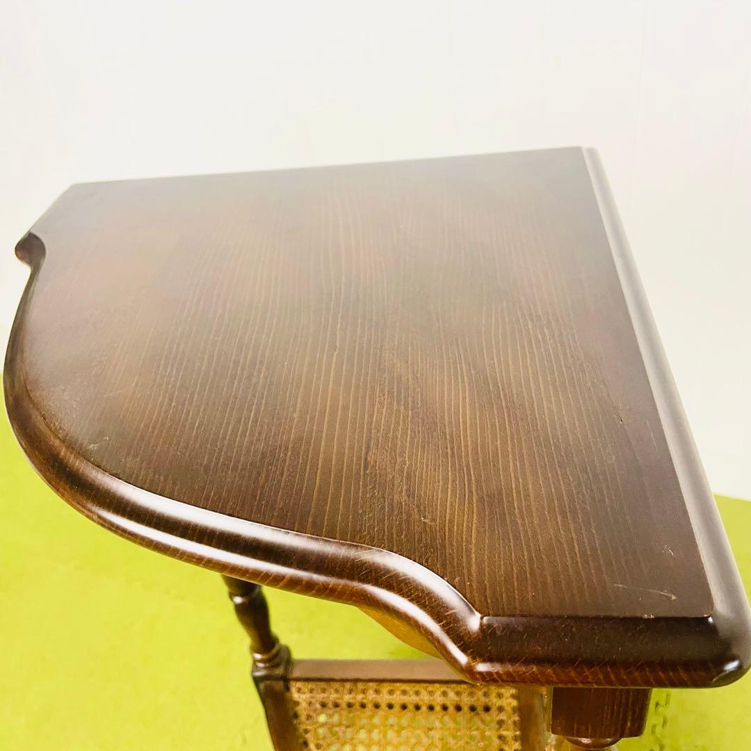 カリモク コロニアル　オールドカリモク　コーナーテーブル コーナーラック