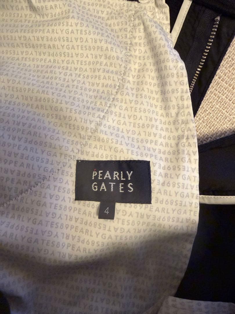 PEARLY GATES Peスライバーニットパンツ ネイビー　サイズ4