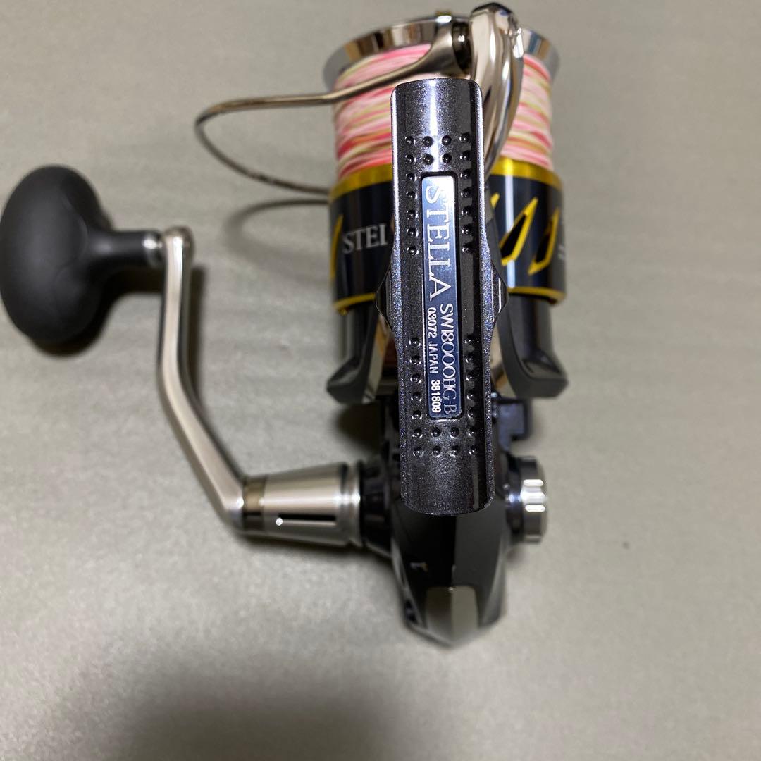 シマノ　13ステラ18000HG オッズポート8号付き