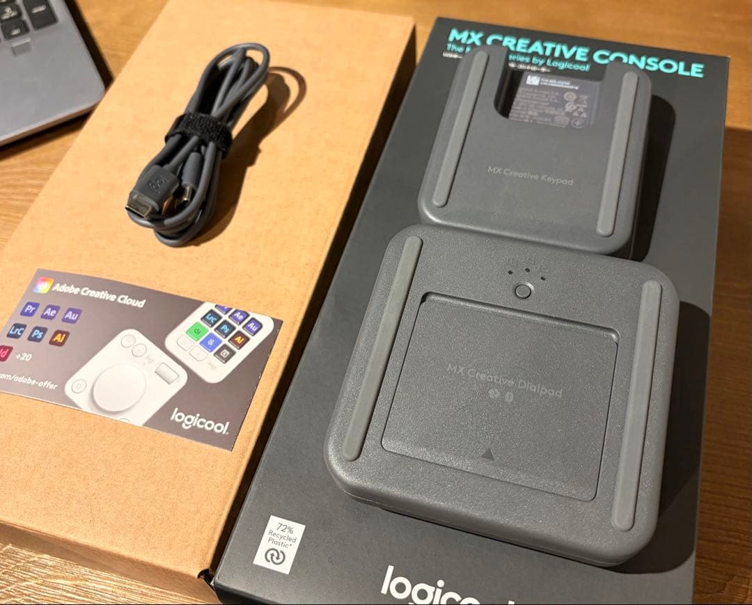 ロジクール MX クリエイティブ コンソール KXCCGR 左手デバイス
