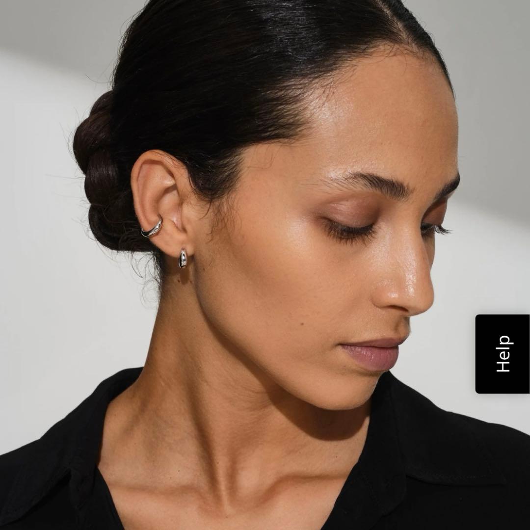 TOMWOOD Ice Huggies シルバー ピアス　両耳