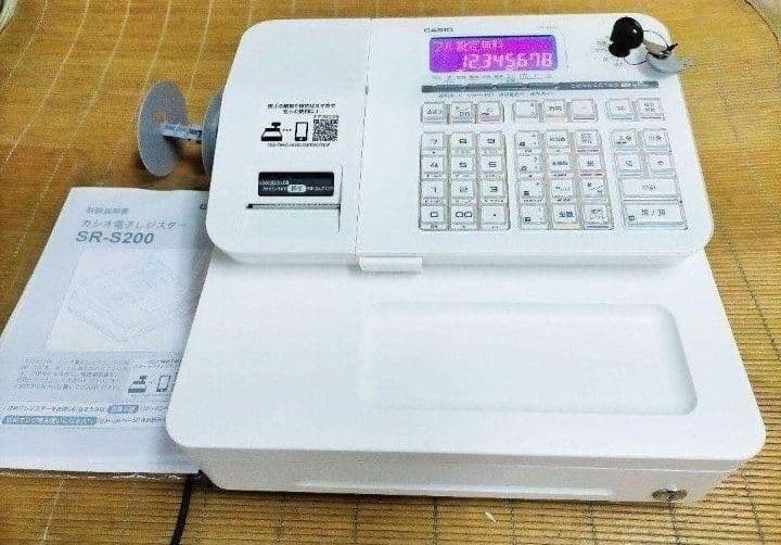 カシオレジスター　SR-S200　最新機種　スマホで設定売上管理　2501200