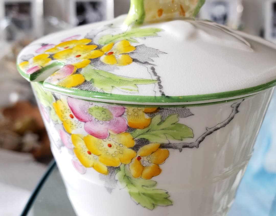 パラゴン フラワー摘み フラワーハンドル ジャムポット