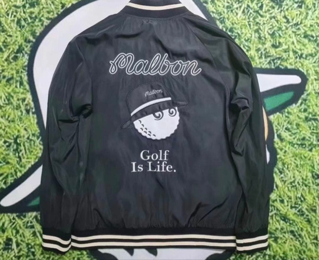 XL マルボンゴルフ MALBON GOLF 　スタジャン　ジャケット