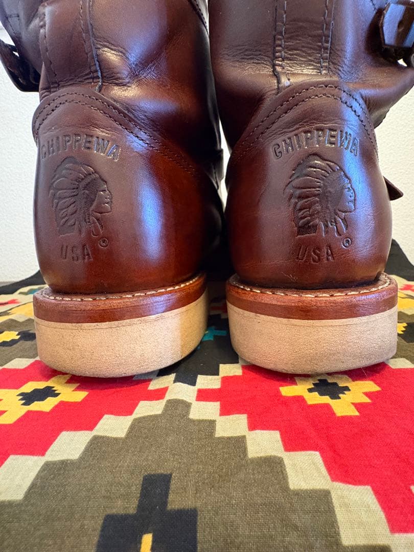 Chippewa チペワ エンジニアブーツ モックトゥ US 9 27cm