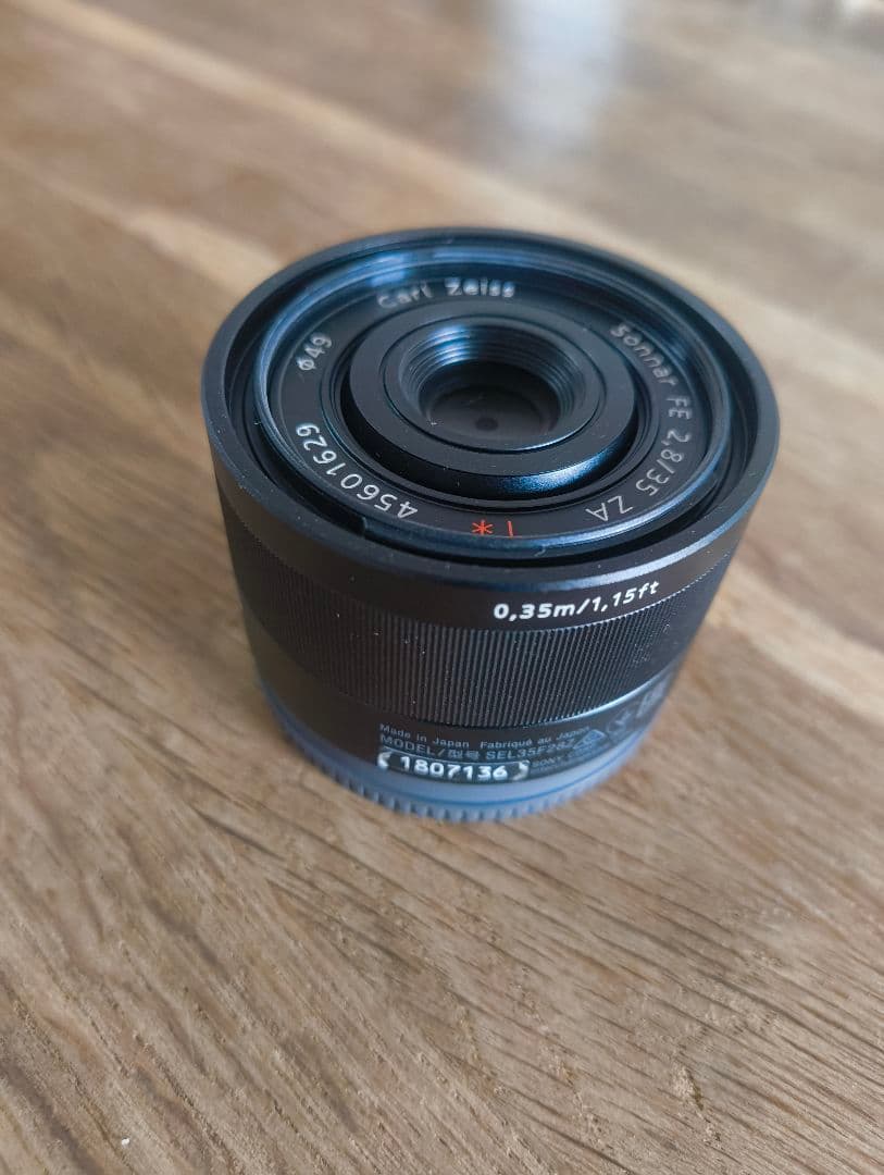 Sony SONNAR FE35mm F2.8 ZA カールツァイス