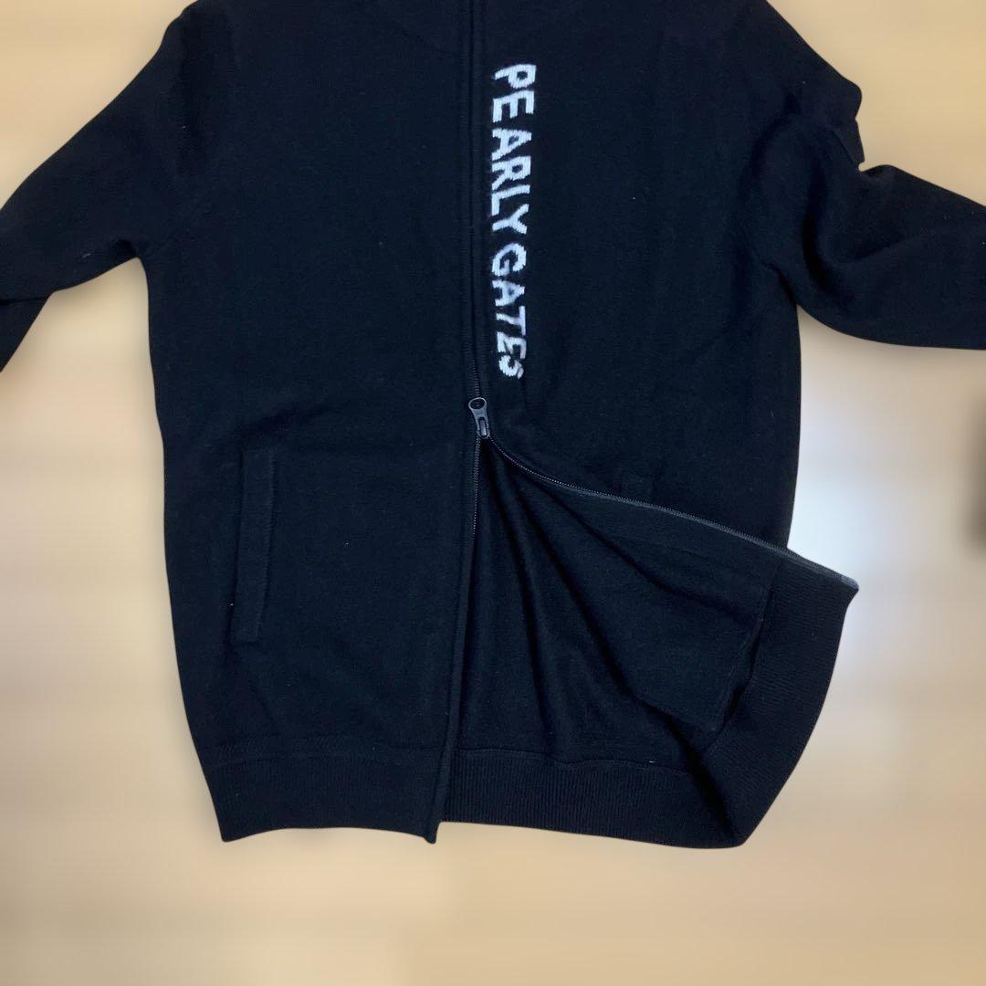 PEARLY GATES カシミヤ100% ブラック Wジップ　サイズ1