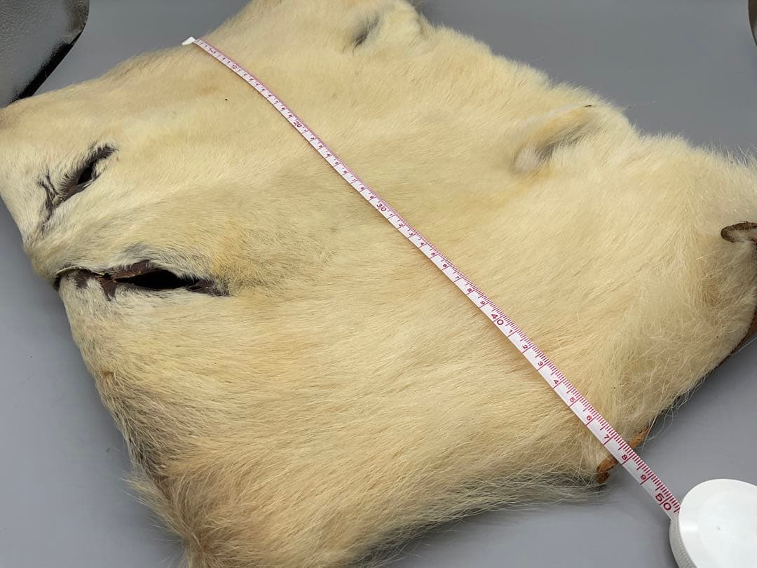 【希少レア!】ポーラベア マスク ヘアマテリアル フライフィッシング