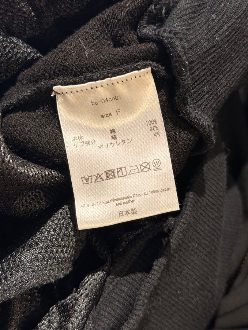 barbell object zip sweat 黒 バーベルオブジェクト