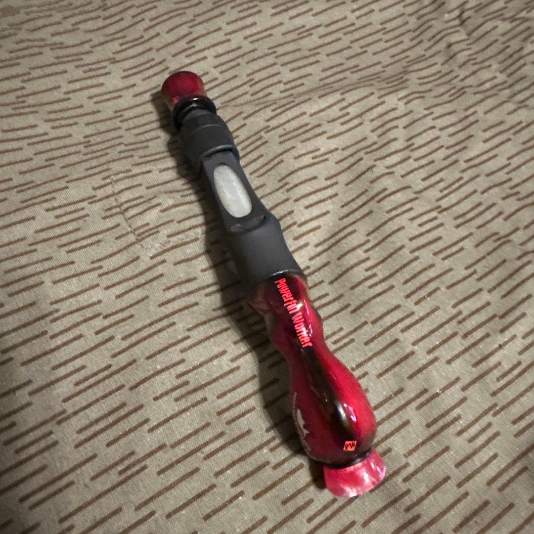 こーちゃん　　パワフルワーカーグリップ TYPE1 赤黒 ベイト カスタム