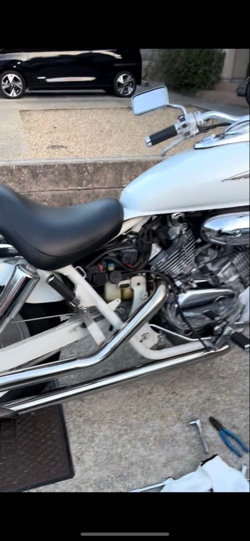 マグナ250 ステンレス スラッシュカットマフラー