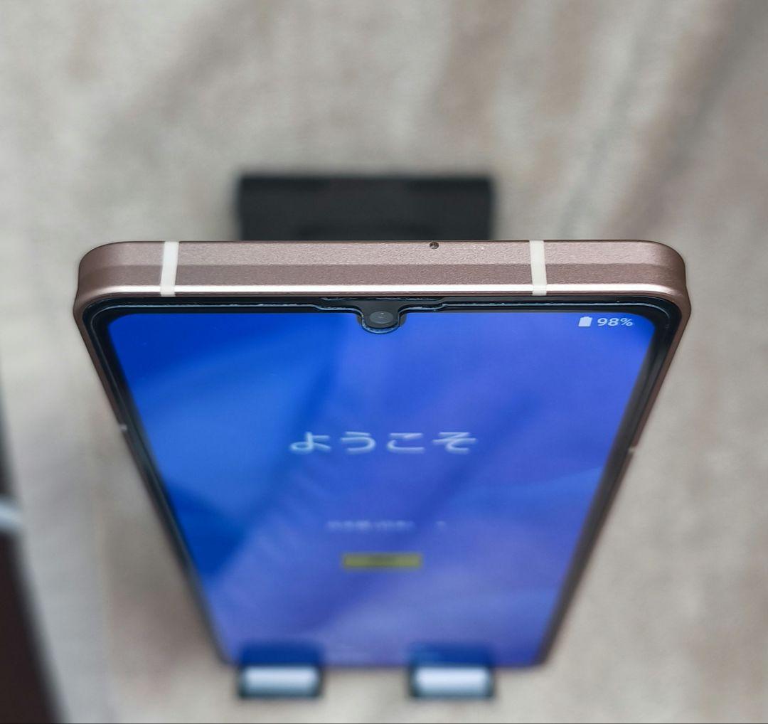 ☆中古美品☆　AQUOS sense6　SH-M19　ライトカッパー