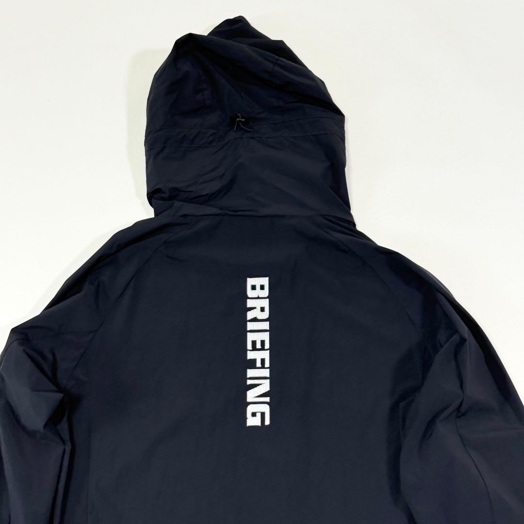ブリーフィング WIND HOODIE ナイロンジャケット ブラック L