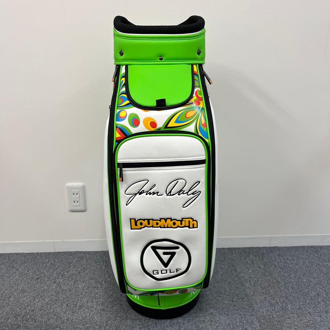 【未使用】ラウドマウス ジョン・デーリー ロゴ入り キャディバッグ 希少品