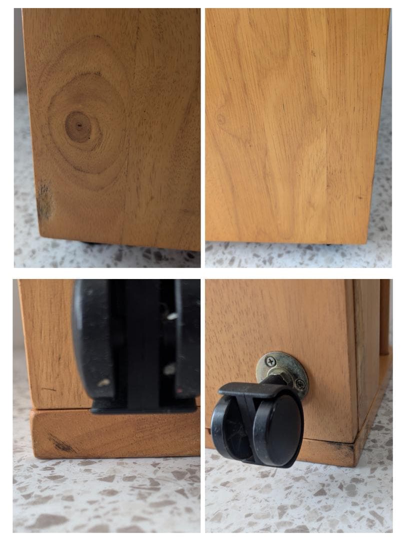 00s OLD エクステンション キャスター ワゴン バタフライ ローテーブル