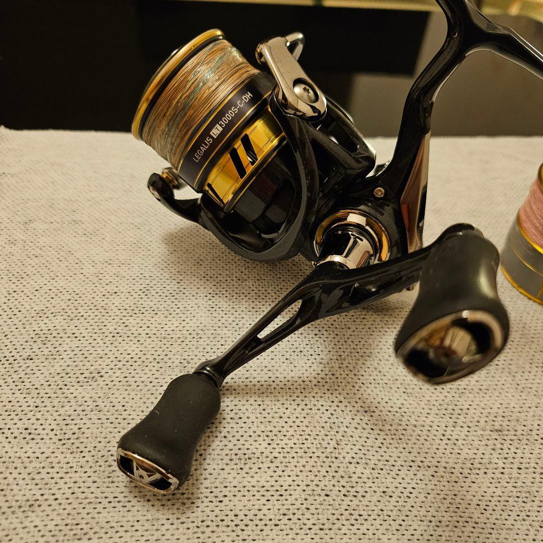 Daiwa Legalis 3000、スペア用フリームススプール付き