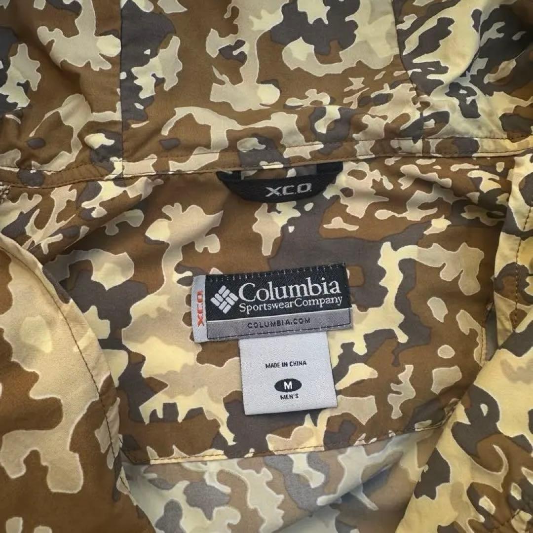 コロンビア X.C.O. デザートカモ ナイロンジャケット M 短丈 y2k