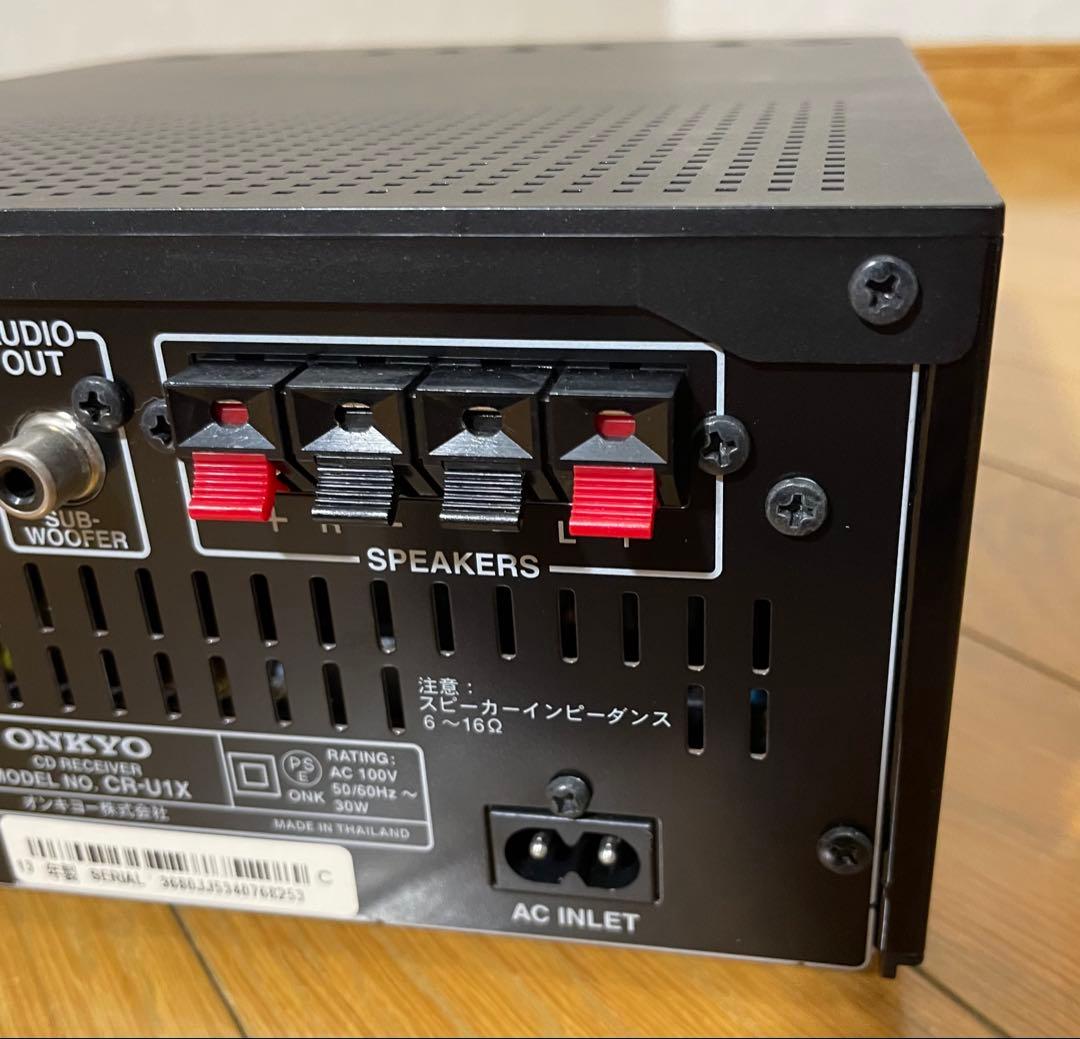 【美品】ONKYO CR-U1X CDコンポ Bluetooth リモコン付き