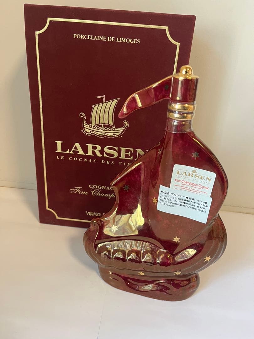 未開栓ラーセンシップ ビンテージ　超貴重　マーブルレッド