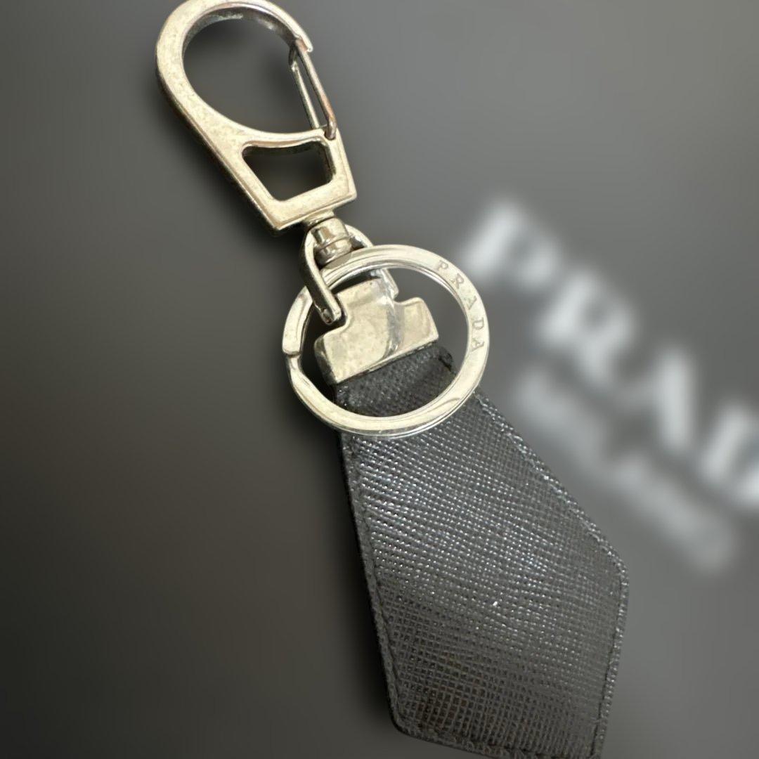 PRADA サフィアーノレザー キーリング
