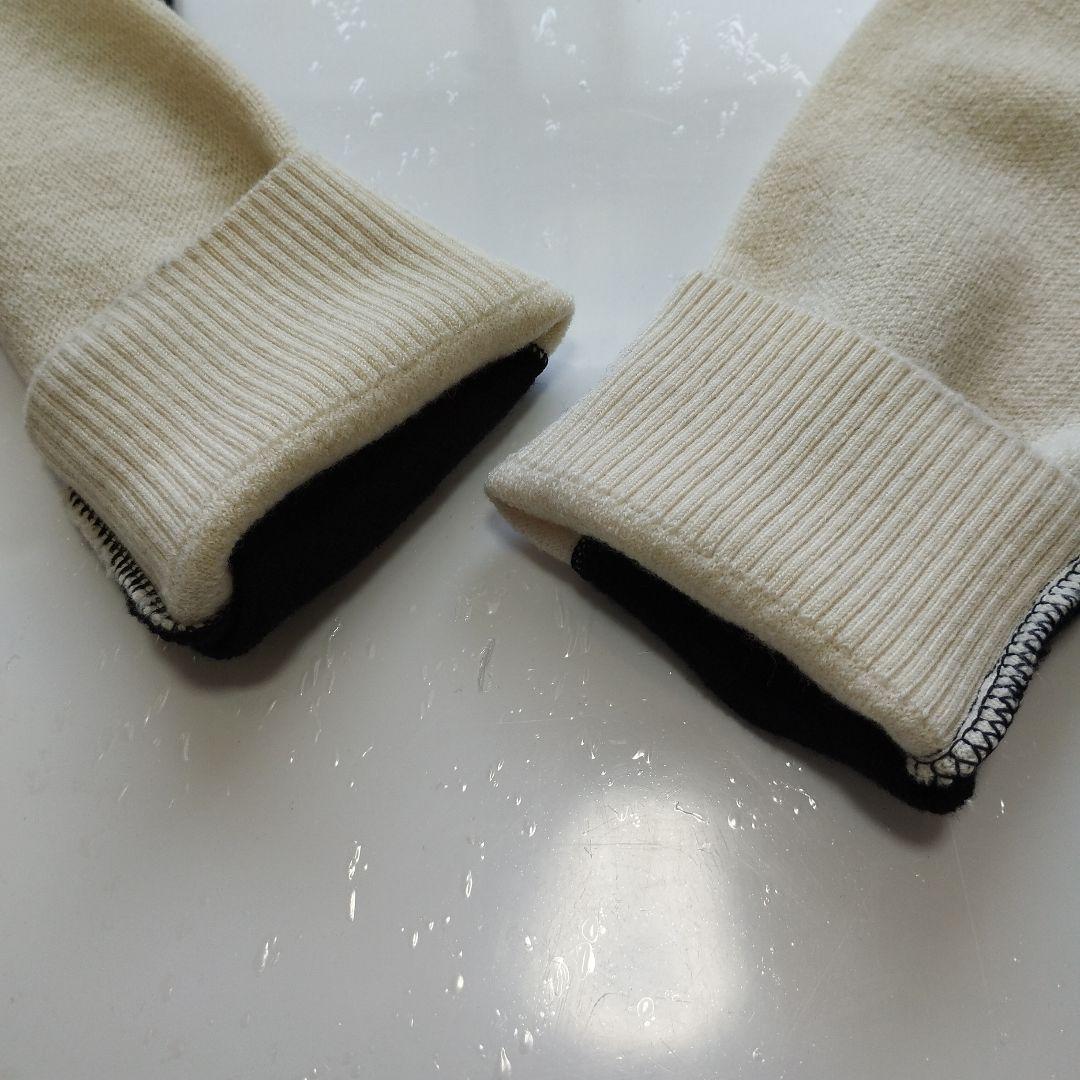 極美品　マークアンドロナ 近年 XLサイズ　バイカラー クルーネック　セーター