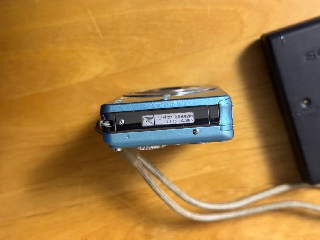 SONY Cyber-shot 青 デジタルカメラ 本体 ケース無し