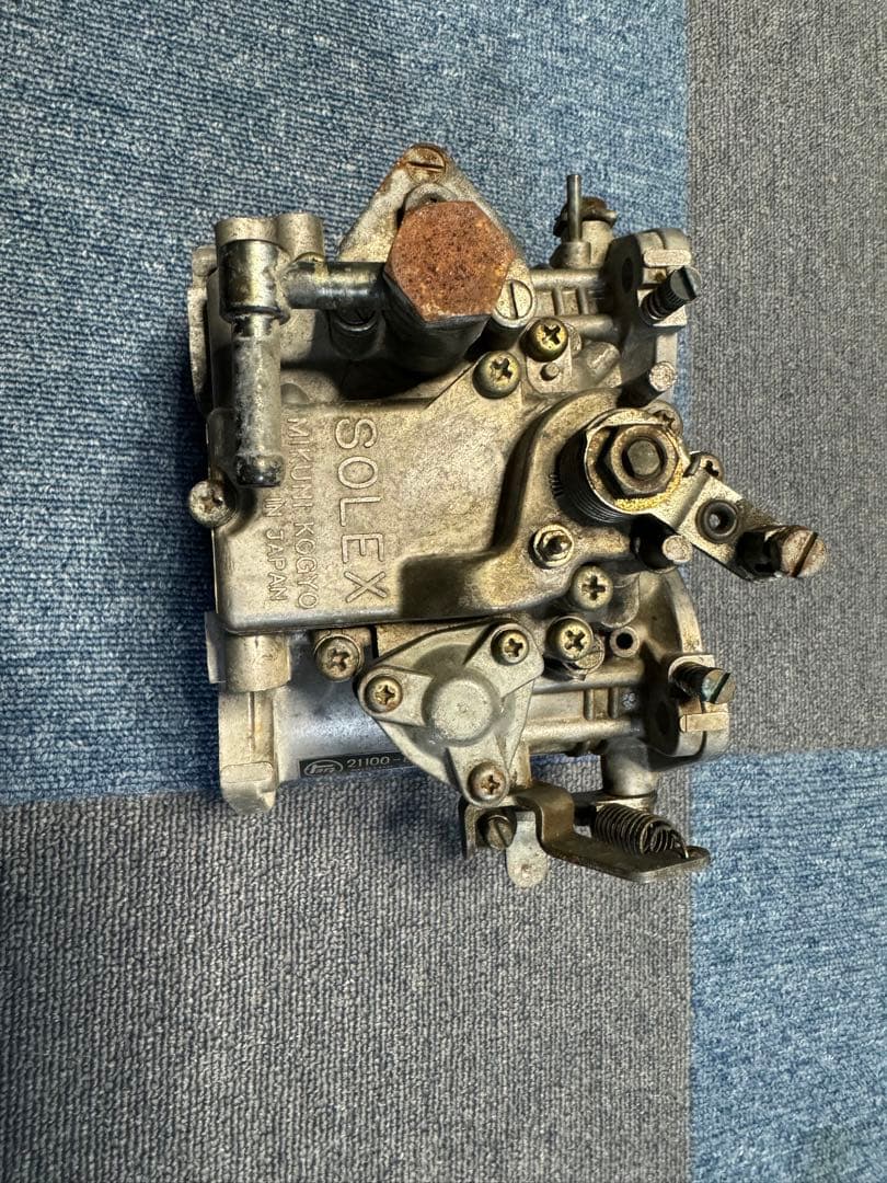 ソレックスキャブレター1基　トヨタ純正　当時物　旧車　送料無料