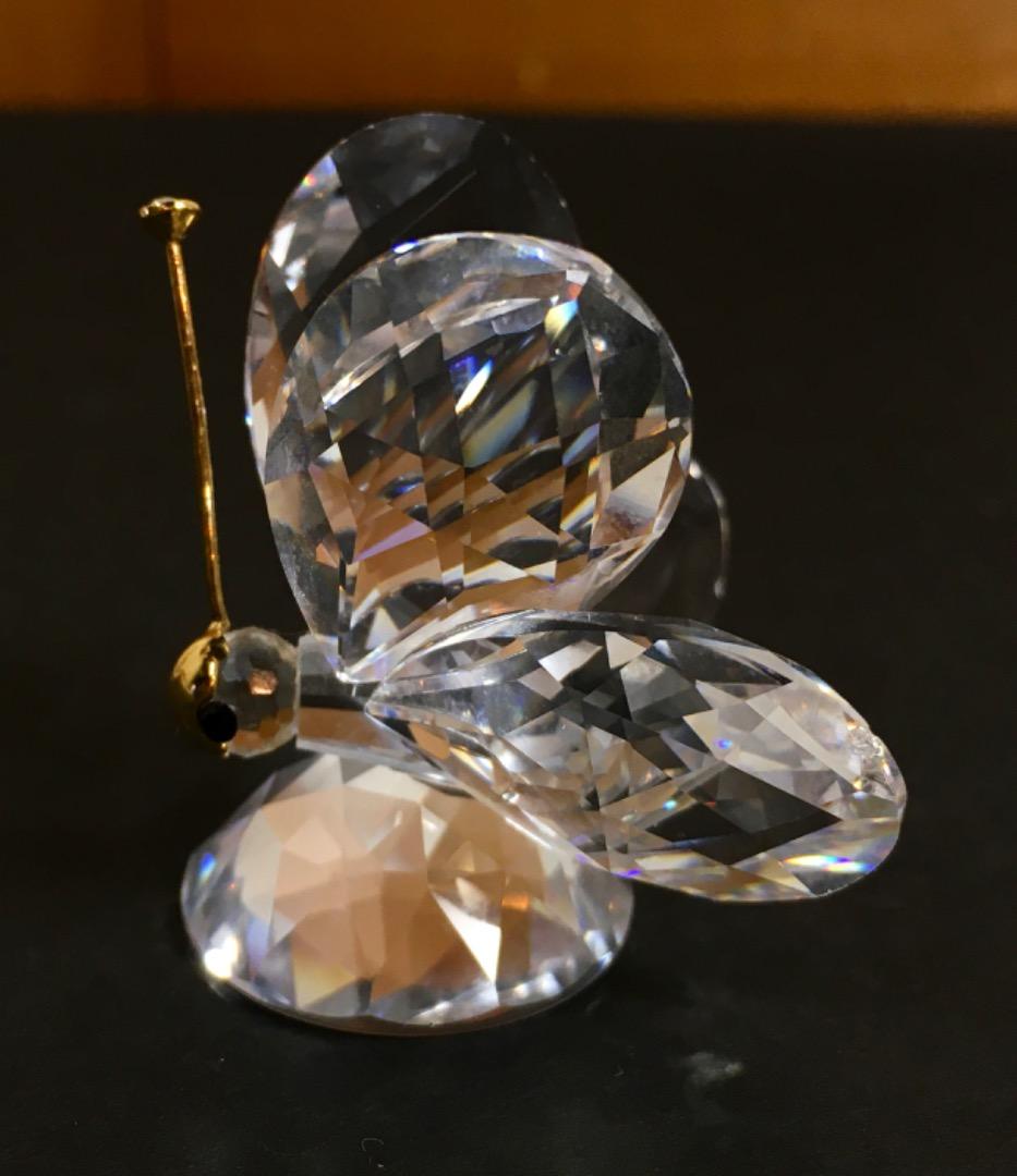 Swarovski スワロフスキー 蝶 クリスタル フィギュリン 置物